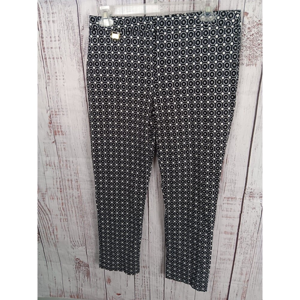 KAARI Dress Ankle Pants Women’s 4 Black & White Career